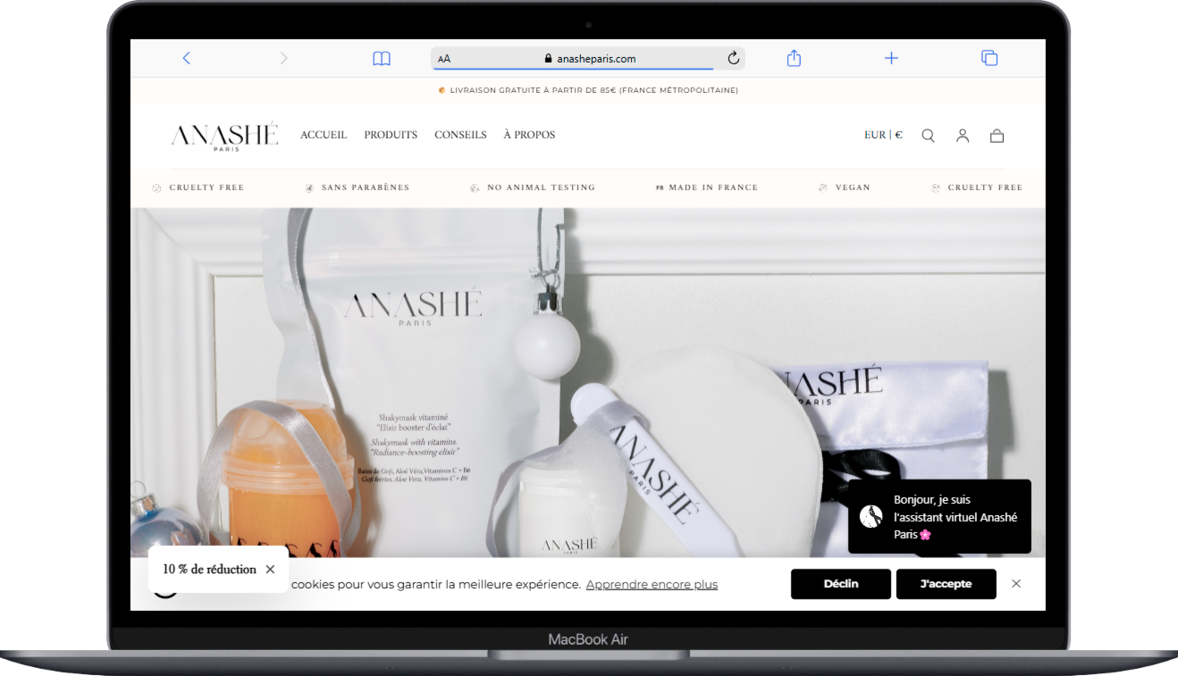 Freelance Webmastering - Site E-commerce